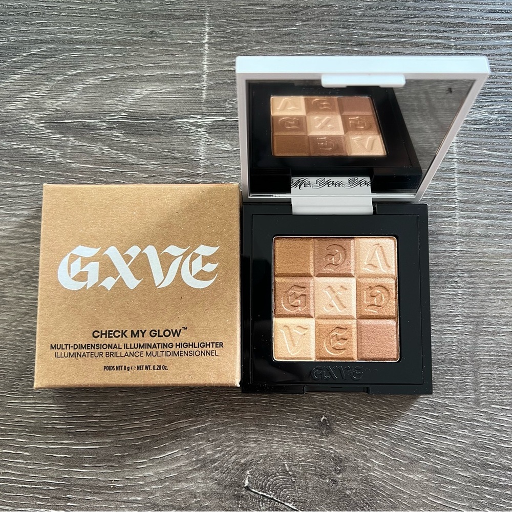 GXVE Check My Glow Multi-Dimensional Illuminating Highlighter Palette 8g
